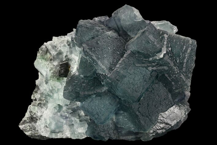 Unique, Teal Fluorite Crystal Cluster - Fluorescent! #128937